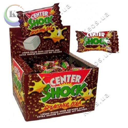 Жувальна гумка CHUPA CHUPS Center Shock Splashing Cola 1 шт.