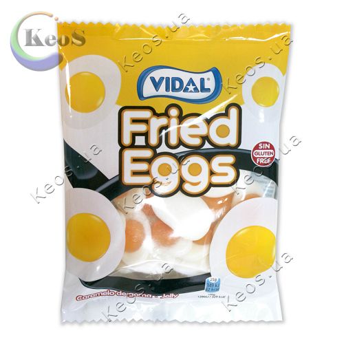 Жувальні цукерки смажене яйце Vidal Fried Eggs 100 г.