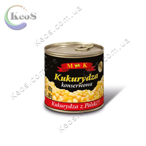 Консервована кукурудза M&K 400г.