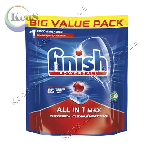 Капсули для посудомийної машини Finish Powerball all in one max 85 шт.