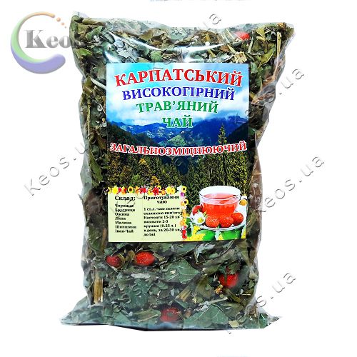 Чай трав'яний Загальнозміцнюючий Карпатський високогірний 90 г.