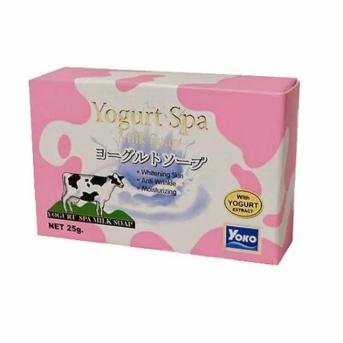 Мило косметичне Yoko Yogurt Spa Milk Soap з протеїнами йогурту і молока 25г.