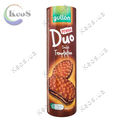 Печиво сендвіч з шоколадним кремом Gullon Duo Mega 500 г.