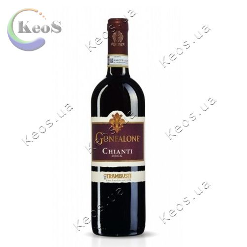 Вино червоне сухе Chianti DOCG Gonfalone Trambusti 0,75 мл.
