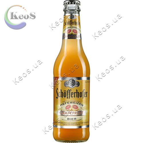 Пиво нефільтроване пшеничне з додаванням соку "Schofferhofer Grapefruit" 2.5% 0.33 л.