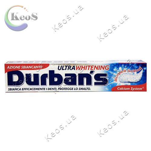 Зубна паста відбілююча Durbans Ultra Whitening 75 мл.