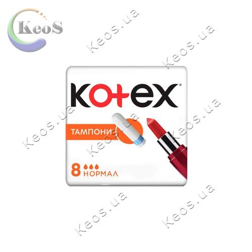 Гігієнічні тампони Кotex Normal 3 капельки 8 шт.