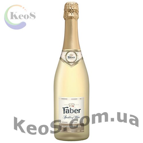 Ігристе безалкогольне біле сухе вино Faber Sparkling 750 мл.