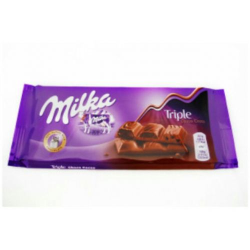 Шоколад Milka Triple Choco Cocoa 90г.