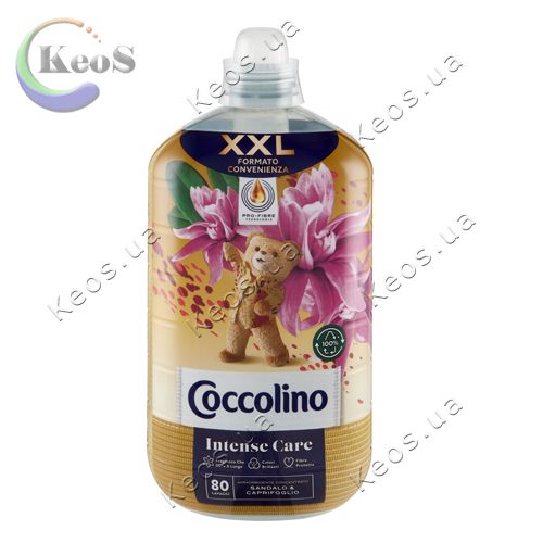 Кондиціонер для прання концентрат Coccolino Ammorbidente Concentrato Sandalo & Caprifoglio XXL 80 прань 2 л.