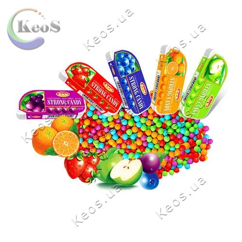 Цукерки драже Strong candy 1 шт.