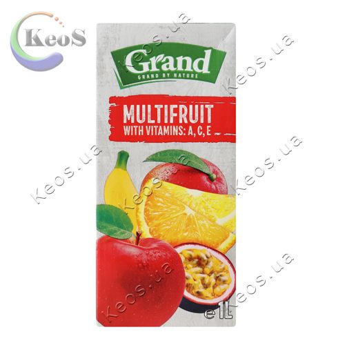 Сік нектар мультифруктовий Grand 1 л.