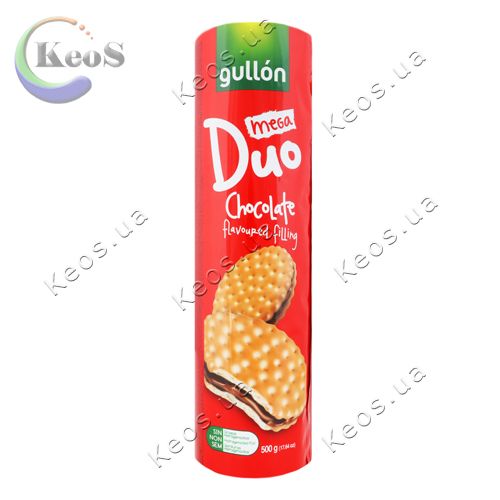 Печиво сендвіч з шоколадною начинкою Gullon Duo Mega 500 г.