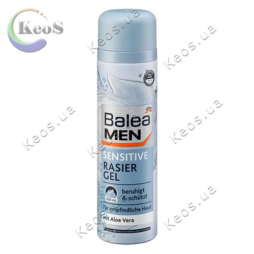 Гель для гоління Balea men sensitive для чутливої шкіри 200 мл.