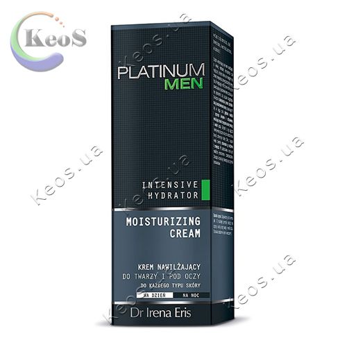 Крем для обличчя та навколо очей Dr Irena Eris Platinum Men Moisturizing Face and Eye Cream 50 мл.