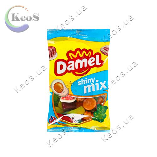 Жувальні цукерки різної форми Damel shiny mix 80 г.