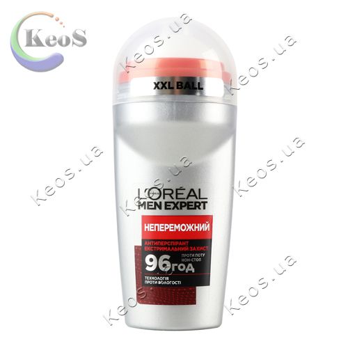 Кульковий Дезодорант-Антиперспірант чоловічий L'Oréal Paris Men Expert Непереможний 50 мл