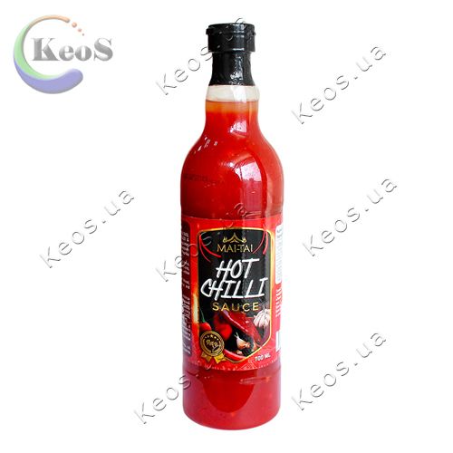 Соус гострий чилі Mai-Tai Hot Chilli Sauce 14% 700 мл.