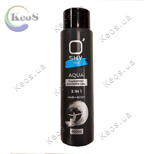 Гель для душу чоловічий O'Shy AQUA 2 in 1 400 мл