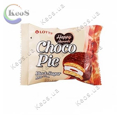 Печиво Choco Pie з тростинним цукром та молочним чаєм 28 г.