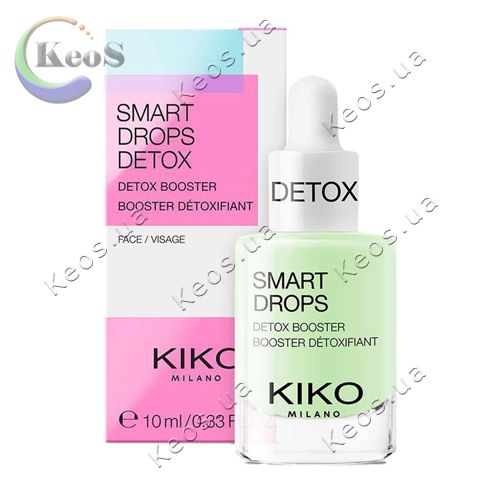Краплі для обличчя Kiko Milano Smart Drops Detox detox booster 10 мл
