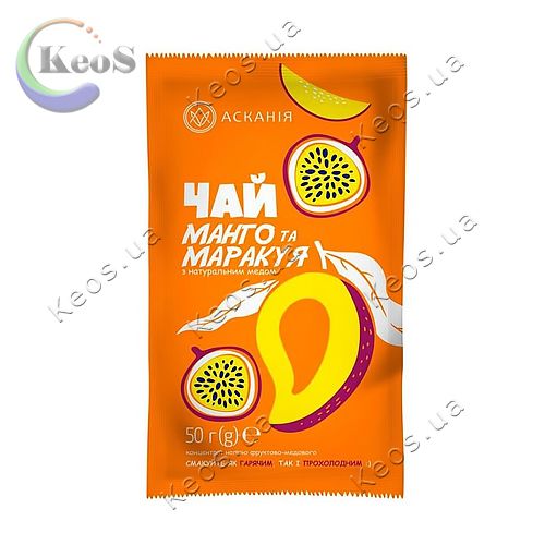 Чай з натуральним медом Манго та Маракуя Асканія 50 г.