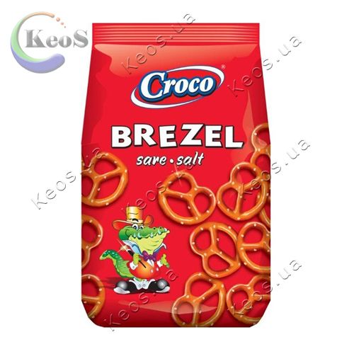 Кренделики Брецелі Croco солоні 80г