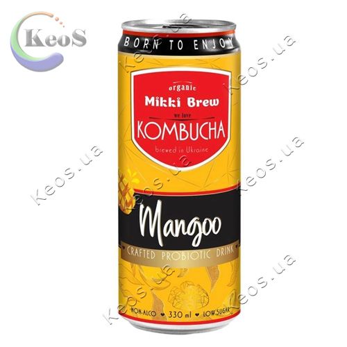 Напій Комбуча Mangoo Mikki Brew Volynski Browar 0.33 л