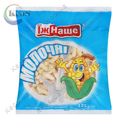 Кукурудзяні палички  Їж Наше Молочні 175 г