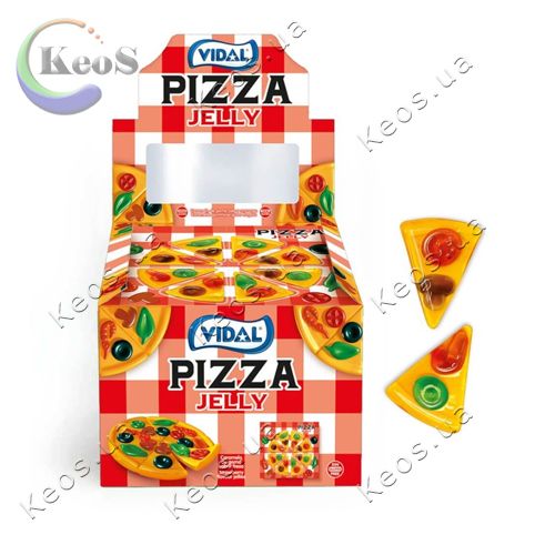 Желейні цукерки у вигляді піци Vidal Pizza Jelly 66 г.