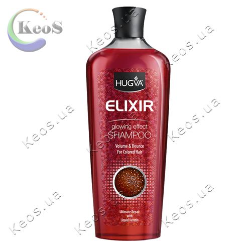 Шампунь для фарбованого волосся Hugva Volume&Bounce Elixir 600 мл