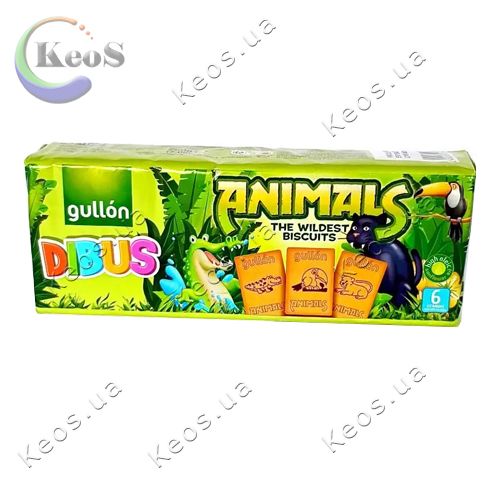 Печиво дитяче зі звірями Gullon Dibus Animals 200 г.