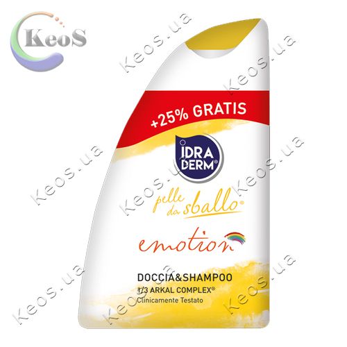 Шампунь-гель для душу 2в1 Idraderm Doccia & Shampoo Emotion 315 мл