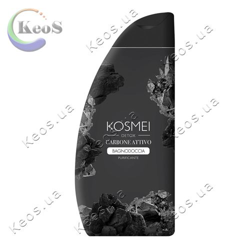 Гель для душу з деревним вугіллям Kosmei Detox Bagnodoccia Carbone Vegetale 625 мл