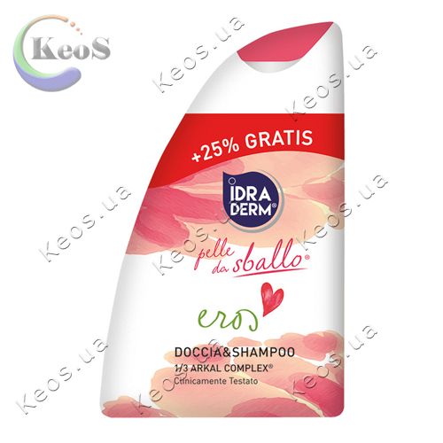 Шампунь-гель для душу 2в1 Idraderm Doccia & Shampoo Eros 315 мл