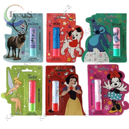 Бальзам для губ дитячий з різними ароматами Disney 4.3 г.