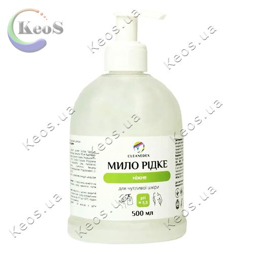 Рідке мило для рук Cleanedex для чутливої ​​шкіри 500 мл