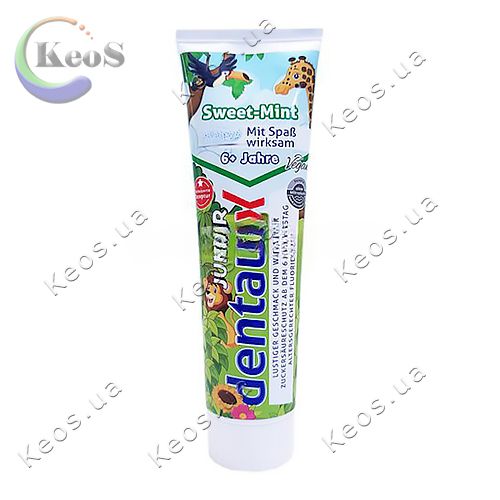 Зубна паста дитяча Dentalux minze junior 6+ 100 мл.