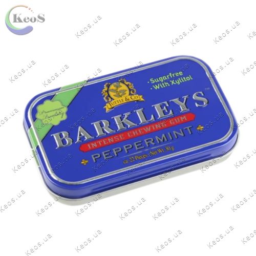 Жувальна гумка Перцева м'ята Barkleys Intense Chewing Gum Peppermint 30 г.