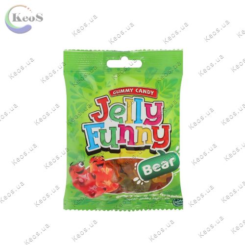 Цукерки жувальні Jelly Funny Мармелад Bear жувальний 80 г