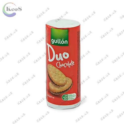 Печиво сендвіч з шоколадною начинкою Gullon Duo Mega 300 г.