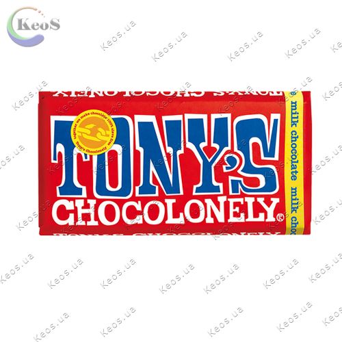 Шоколад молочний Tony's Chocolonely Milk Chocolate 32% какао 180 г.