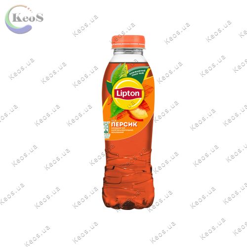 Чай холодний чорний Персик Lipton 500 мл.