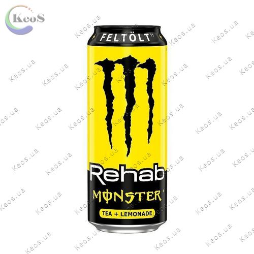 Газований енергетичний напій Monster Energy Rehab Tea + Lemonade 500 мл.