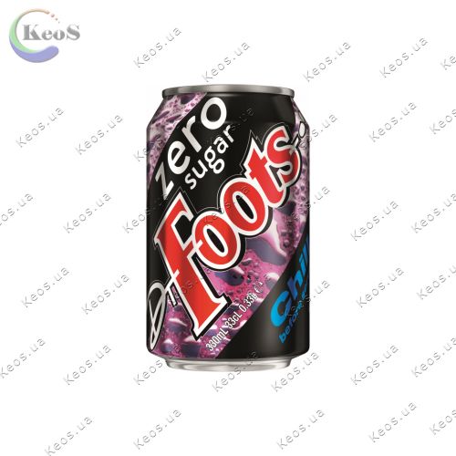 Напій газований безалкогольний без цукру Dr Foots Zero 0,33 л.