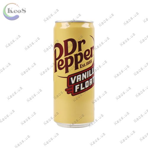 Напій безалкогольний Dr Pepper Vanilla Float ж/б 0.33 л.