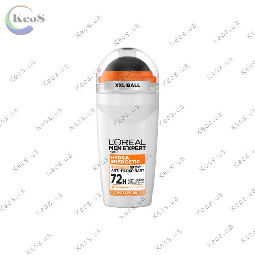 Кульковий Дезодорант-Антиперспірант чоловічий 'Oreal Paris Men Expert Hydra Energetic Extreme Sport 50 мл