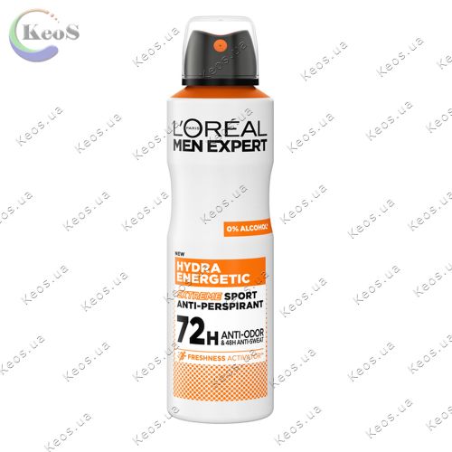 Дезодорант-антиперспірант спрей для тіла L'Oreal Paris Men Expert Hydra Energetic Extreme Sport 150 мл