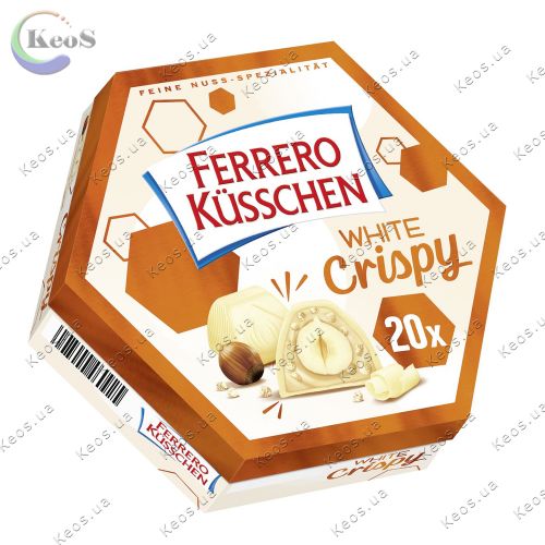 Шоколадні цукерки Ferrero Kusschen White Crispy 172 г.