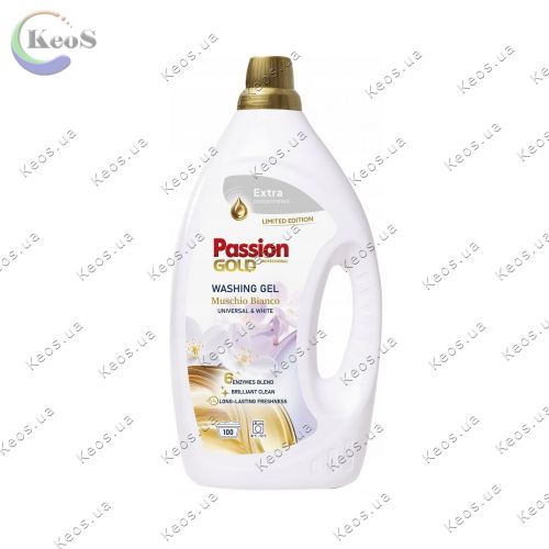 Гель для прання Passion Gold Muschio Bianco 100 циклів прання 3.5 л